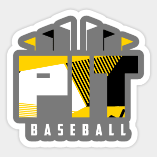 PIT Baseball Ballpark Sticker